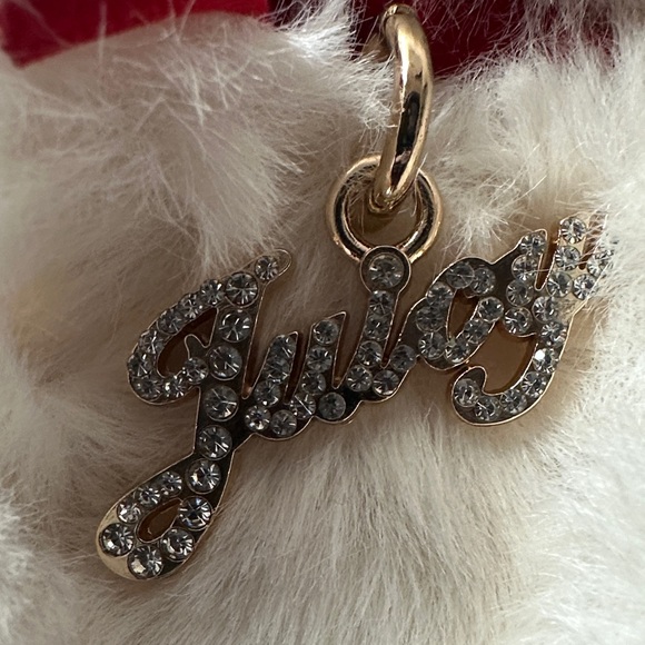 Juicy Couture Cream Satchel with Heart and Bear Charms - Picture 12 of 14